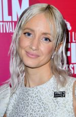 ANDREA RISEBOROUGH at Nancy Premiere at BFI London Film Festival 10/13/2018