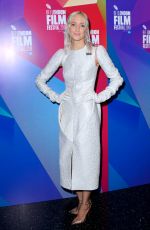 ANDREA RISEBOROUGH at Nancy Premiere at BFI London Film Festival 10/13/2018