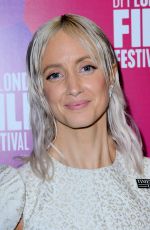 ANDREA RISEBOROUGH at Nancy Premiere at BFI London Film Festival 10/13/2018