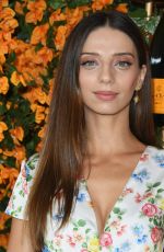 ANGELA SARAFYAN at 2018 Veuve Clicquot Polo Classic in Los Angeles 10/06/2018