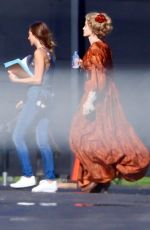 ANGELINA JOLIE on the Set of Come Away in Hollywood 10/02/2018