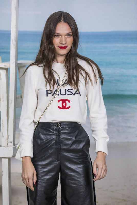 ANNA BREWSTER at Chanel Show at Paris Fashion Week 10/02/2018