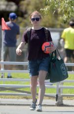 ANNA PAQUIN at a Soccer Game in Los Angeles 09/29/2018