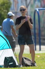 ANNA PAQUIN at a Soccer Game in Los Angeles 09/29/2018