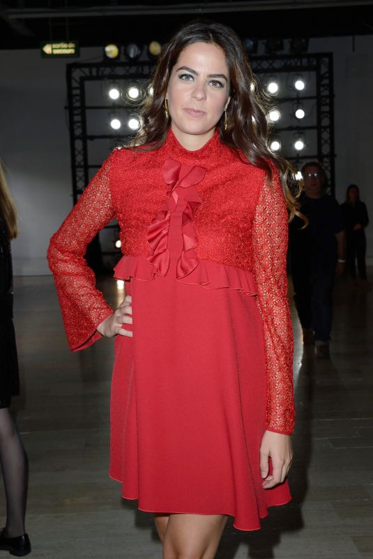 ANOUCHKA DELON at Giambattista Walli Show at Paris Fashion Week 10/01/2018