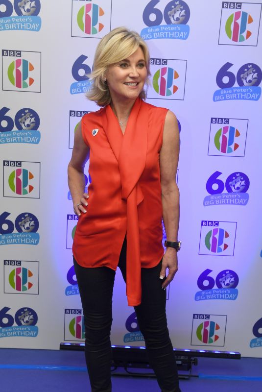 ANTHEA TURNER at Blue Peter