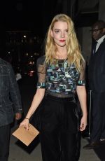 ANYA TAYLOR-JOY Leaves BFI Party in London 10/20/2018