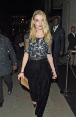 ANYA TAYLOR-JOY Leaves BFI Party in London 10/20/2018