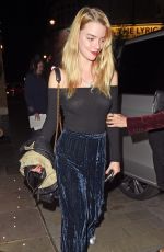 ANYA TAYLOR-JOY Leaves Chiltren Firehouse in London 10/17/2018