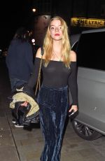 ANYA TAYLOR-JOY Leaves Chiltren Firehouse in London 10/17/2018