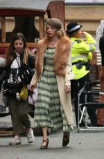 ANYA TAYLOR-JOY on the Set of Peaky Blinders in Manchester 10/13/2018