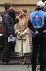 ANYA TAYLOR-JOY on the Set of Peaky Blinders in Manchester 10/13/2018