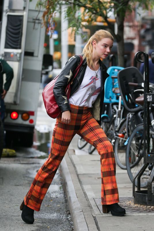 ANYA TAYLOR-JOY Out and About in New York 09/30/2018