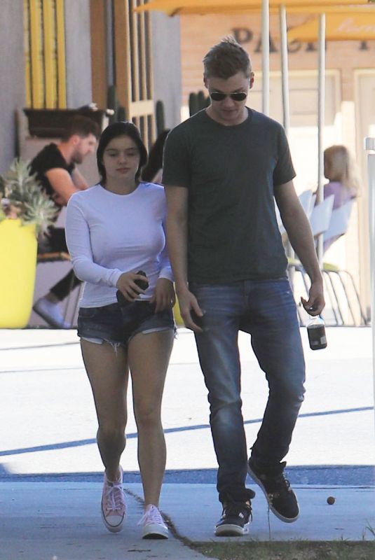 ARIEL WINTER and Levi Meaden Out in Los Angeles 10/16/2018