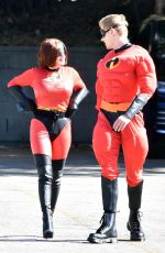 ARIEL WINTER Heading to a Halloween Party in Los Angeles 10/27/2018