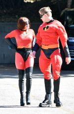 ARIEL WINTER Heading to a Halloween Party in Los Angeles 10/27/2018