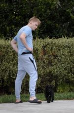 ARIEL WINTER Out eith Her Dog in Los Angeles 10/13/2018
