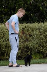 ARIEL WINTER Out eith Her Dog in Los Angeles 10/13/2018