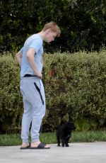 ARIEL WINTER Out eith Her Dog in Los Angeles 10/13/2018
