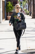 ASHLEE SIMPSON Leaves a Gym in Los Angeles 10/04/2018
