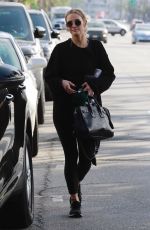 ASHLEE SIMPSON Leaves a Gym in Studio City 10/08/2018