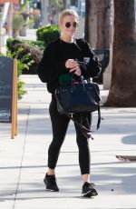 ASHLEE SIMPSON Leaves a Gym in Studio City 10/08/2018