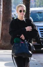 ASHLEE SIMPSON Leaves a Gym in Studio City 10/08/2018