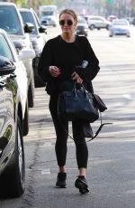 ASHLEE SIMPSON Leaves a Gym in Studio City 10/08/2018