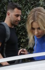 ASHLEY BENSON Leaves Her Hotel in Paris 10/13/2018