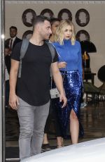 ASHLEY BENSON Leaves Her Hotel in Paris 10/13/2018