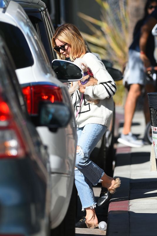 ASHLEY ROBERTS Out and About in Los Angeles 10/20/2018