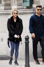 ASHLEY ROBERTS Out for Lunch in London 10/02/2018