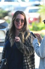 ASHLEY TISDALE and HAYLIE DUFF at a Farmers Market in Los Angeles 09/30/2018