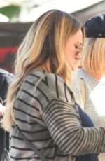 ASHLEY TISDALE and HAYLIE DUFF at a Farmers Market in Los Angeles 09/30/2018