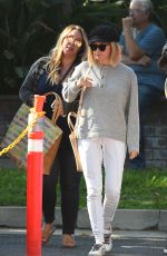 ASHLEY TISDALE and HAYLIE DUFF at a Farmers Market in Los Angeles 09/30/2018