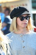 ASHLEY TISDALE and HAYLIE DUFF at a Farmers Market in Los Angeles 09/30/2018