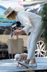 ASHLEY TISDALE Out with Her Dog in Studio City 10/27/2018