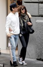 ASIA ARGENTO Out in Florence 10/08/2018