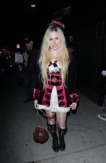 AVRIL LAVIGNE at Halloween Party in West Hollywood 10/27/2018