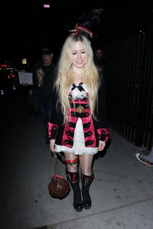 AVRIL LAVIGNE at Halloween Party in West Hollywood 10/27/2018