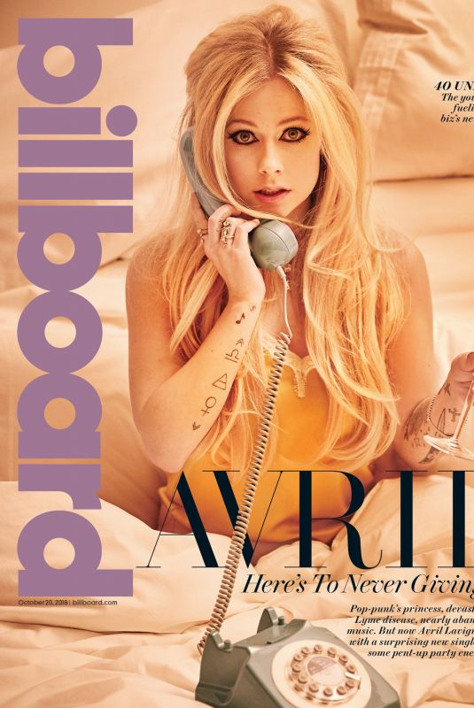 AVRIL LAVIGNE in Billboard Magazine, October 2018
