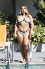 AYESHA PERRY-IQBAK in Bikini at a Pool in Los Angeles 10/21/2018