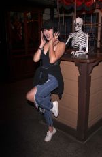 BAILEE MADISON at Knotts Scary Farm in Buena Park 10/06/2018