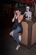 BAILEE MADISON at Knotts Scary Farm in Buena Park 10/06/2018