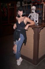 BAILEE MADISON at Knotts Scary Farm in Buena Park 10/06/2018