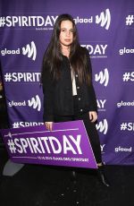 BEA MILLER at Beyond Spirit Day Concert in Hollywood 10/17/2018