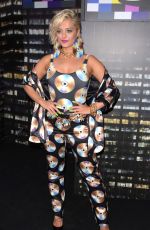 BEBE REXHA at Moschino x H&M Fashion Show in New York 10/24/2018