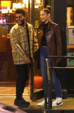 BELLA HADID and The Weeknd Out in New York 10/10/2018