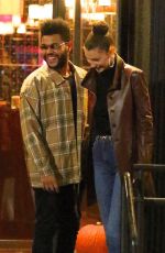 BELLA HADID and The Weeknd Out in New York 10/10/2018