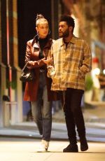 BELLA HADID and The Weeknd Out in New York 10/10/2018